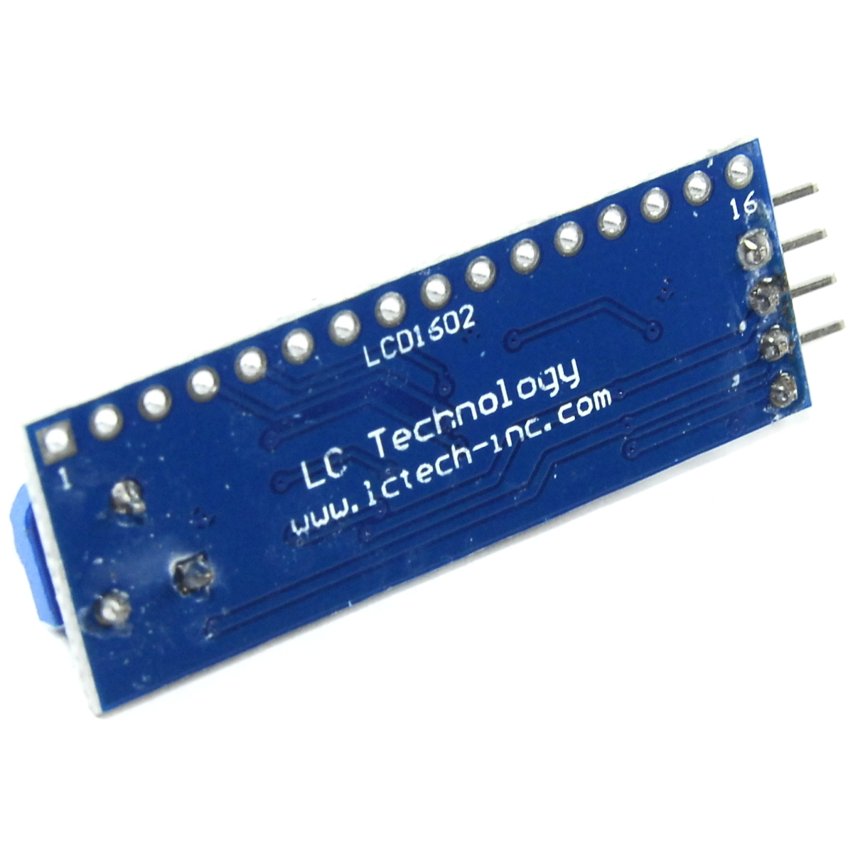 1602 LCD I2C Interface PCF8574 LC Blue Image 3