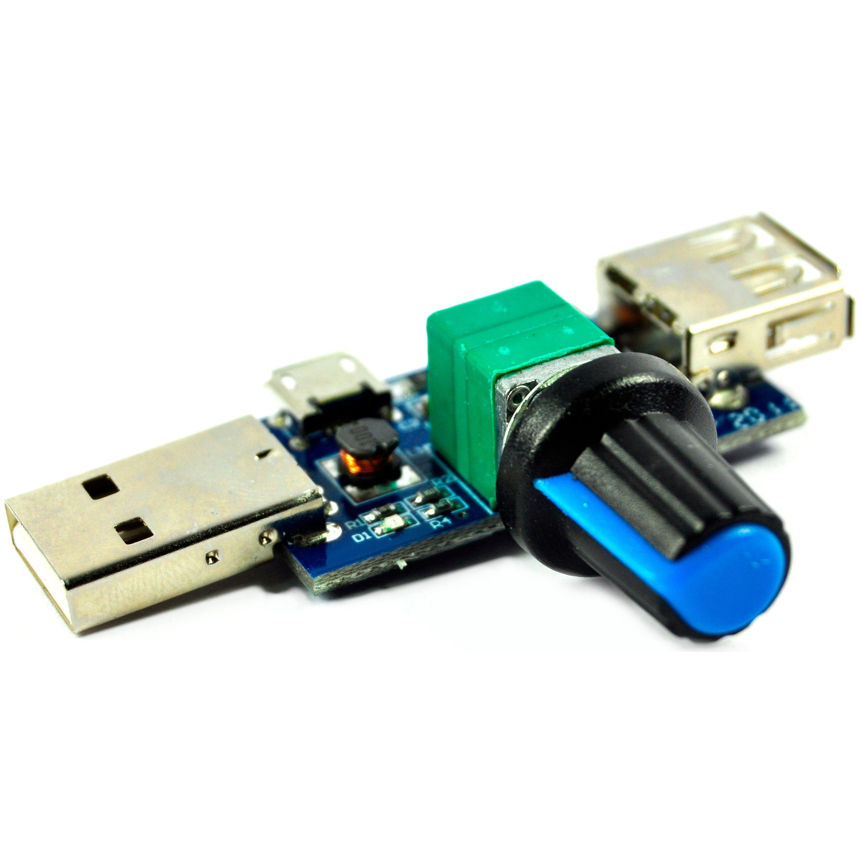 USB-Lüftergeschwindigkeitsregler LC Blau Bild 2