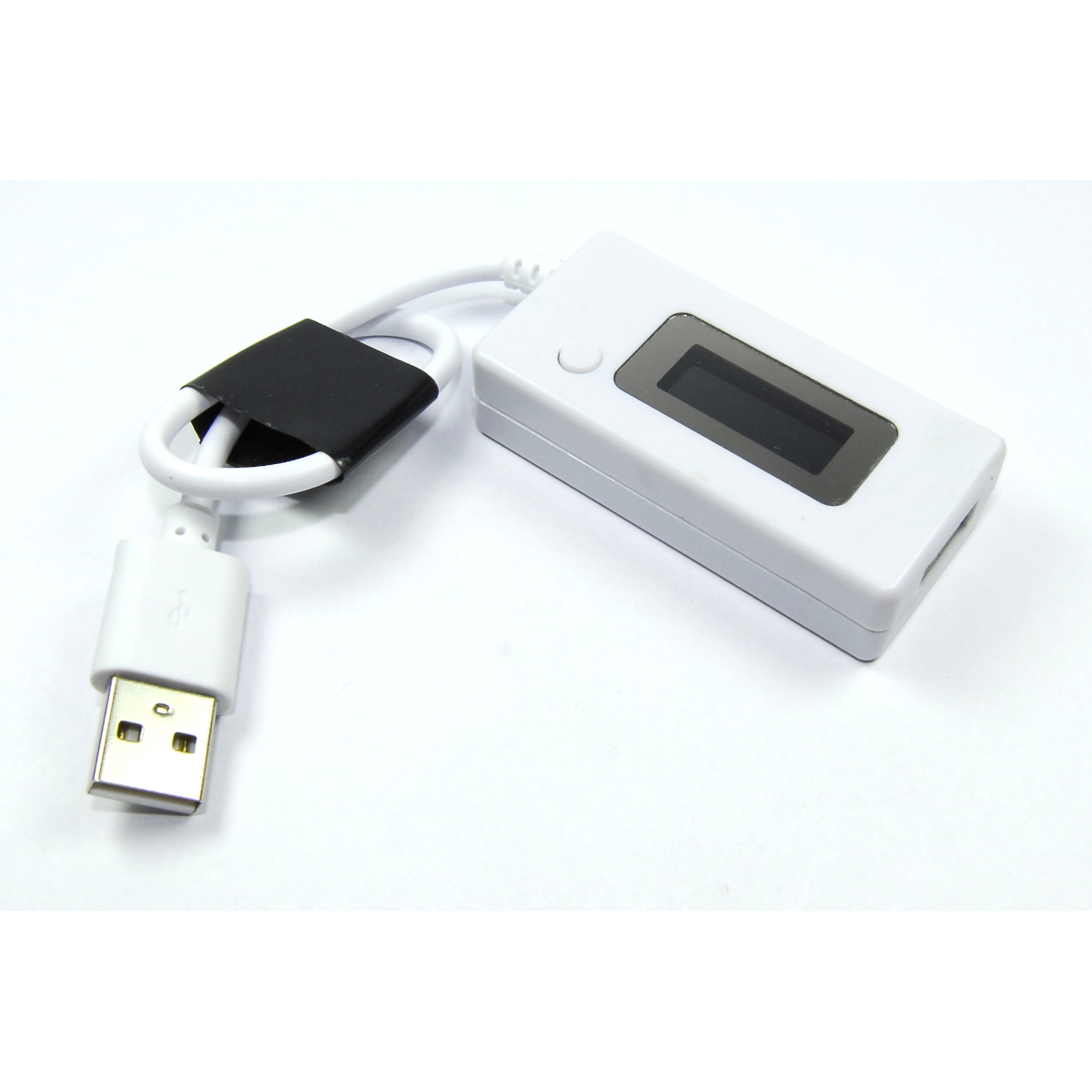 USB In line Current Voltage Monitor White Image 1