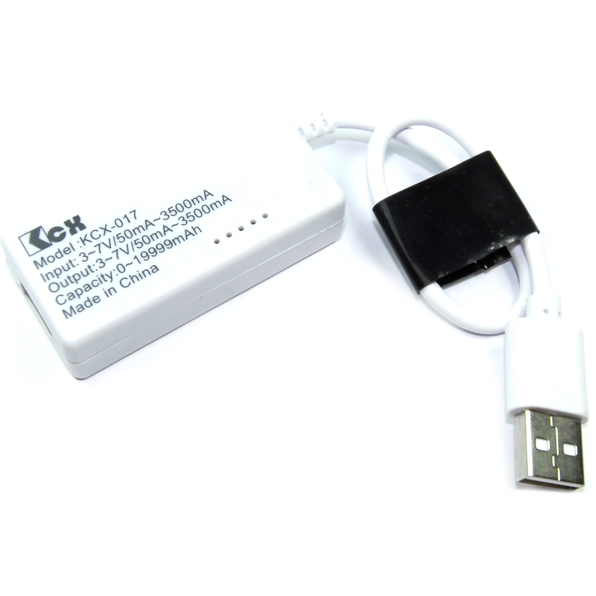 USB In line Current Voltage Monitor White Image 2