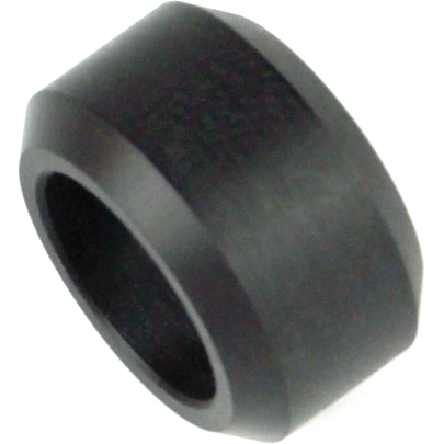 4 Stück 15,25 mm massives V-Rad, schwarz, Comp Image 2